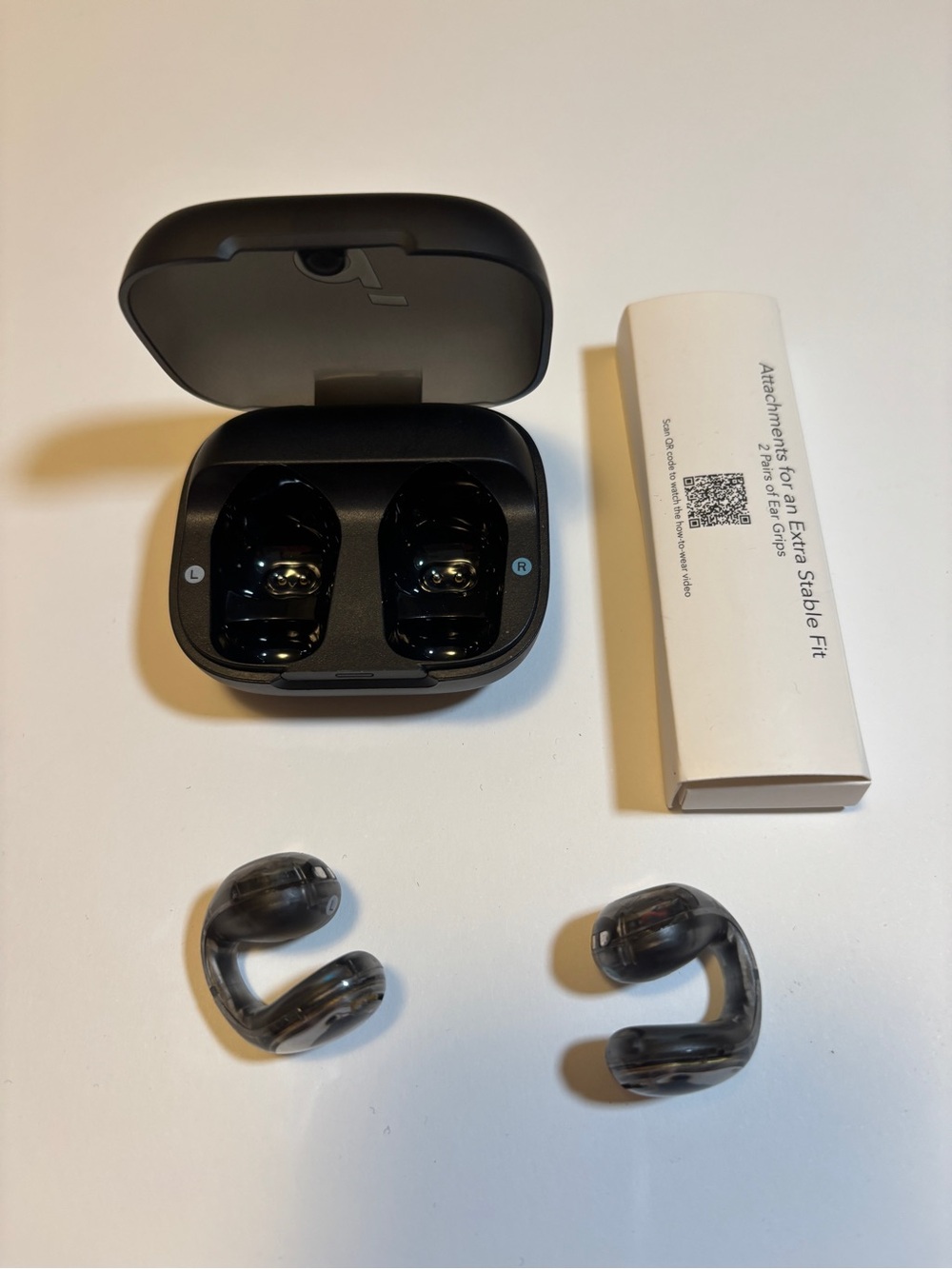 Anker SoundCore C30i Open ear buds with unused covers